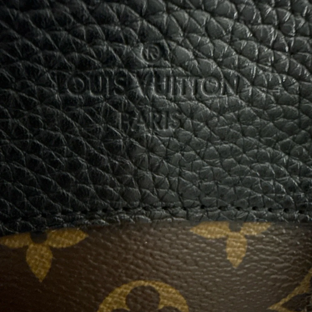 Louis Vuitton Brown and Black Monogram Satchel